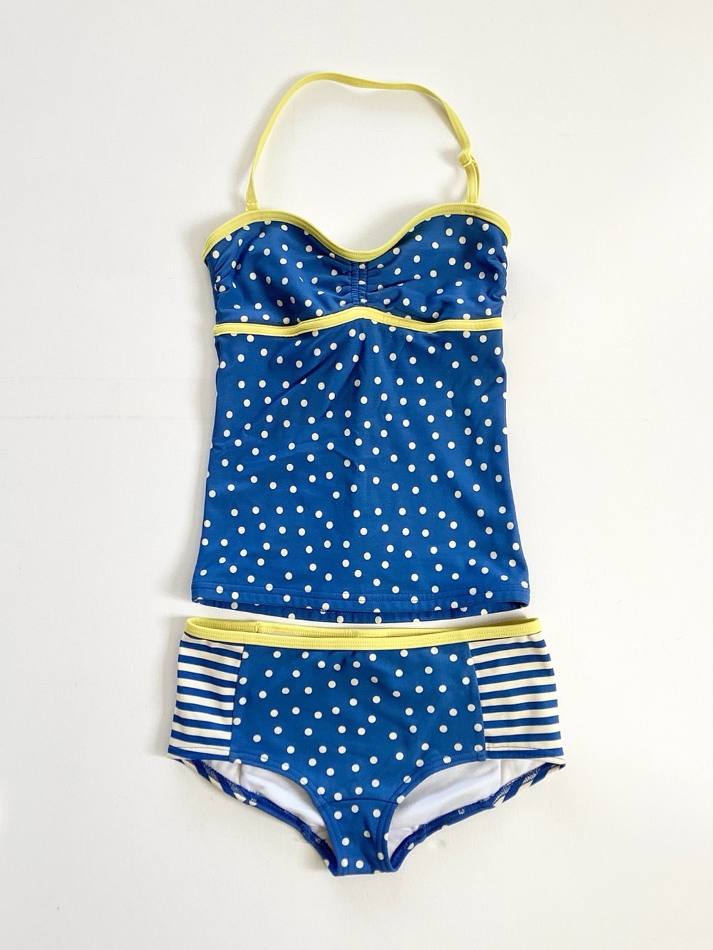 Johnnie B Blue Polka Dot Tankini